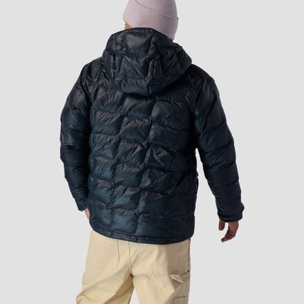 Утепленная пуховая куртка мужская Backcountry, черный стеганая утепленная куртка рубашка мужская backcountry цвет fired brick