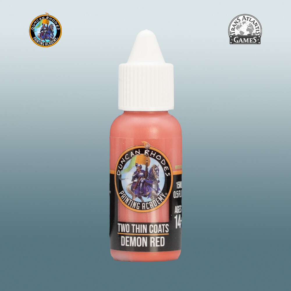 

Аксессуары Duncan Rhodes Painting Academy Two Thin Coats: Demon Red (15ml)
