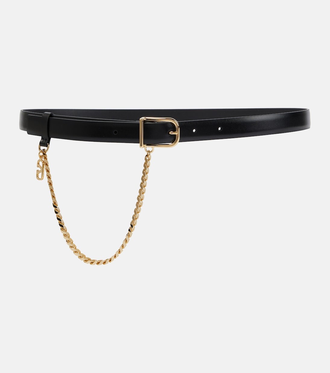 

Двусторонний кожаный ремень vlogo signature Valentino Garavani, черный