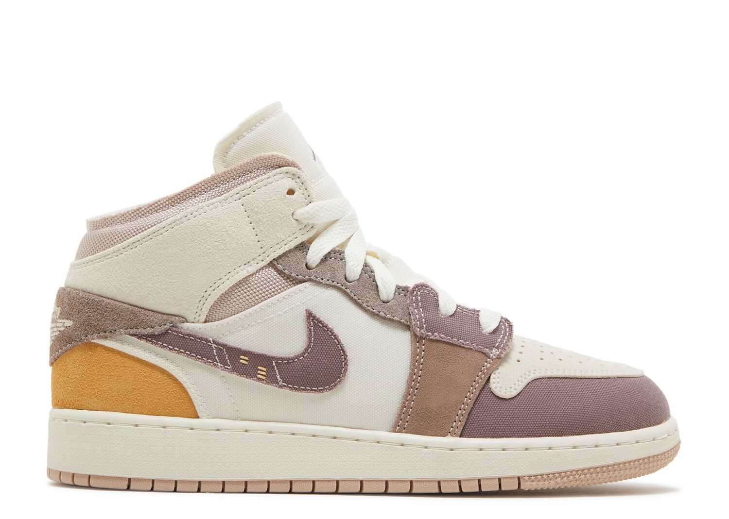 

Кроссовки Air Jordan Air Jordan 1 Mid Se Craft Gs 'Inside Out - Taupe Haze', коричневый