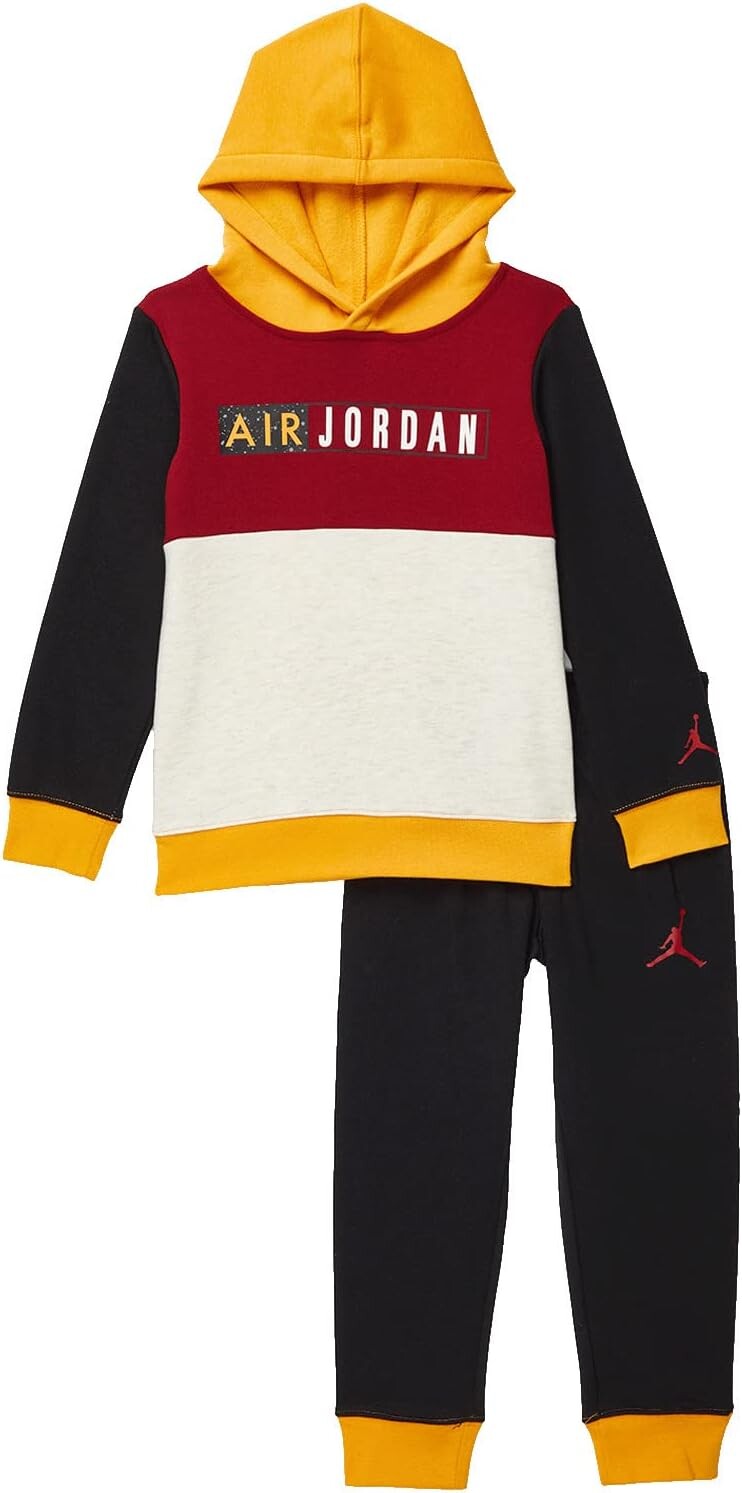 

Детский набор Jordan Paprika Fleece Pullover Hoodie Set, черный