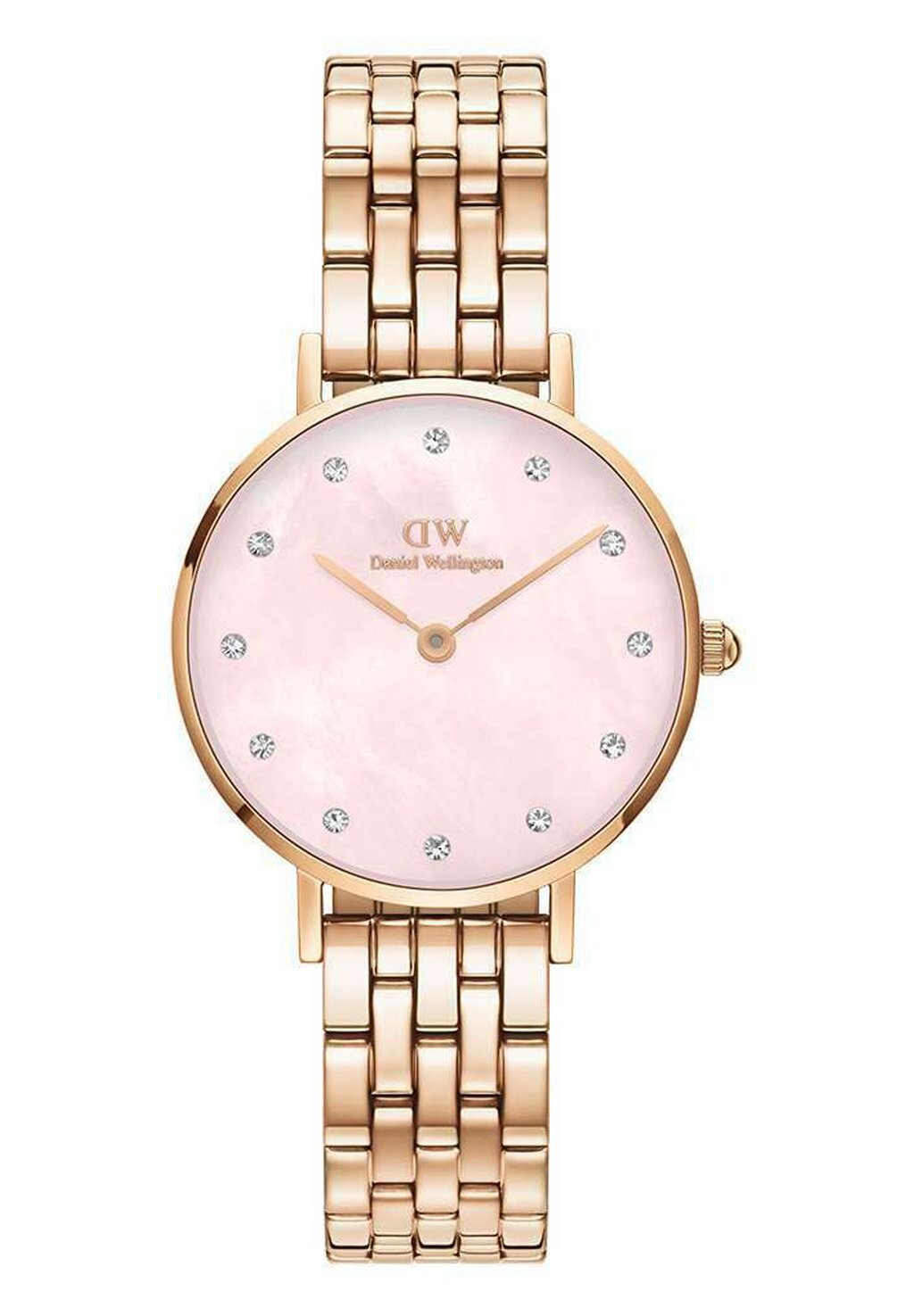 

Часы Petite Lumine 5 Link Mop Daniel Wellington, цвет rose gold-coloured