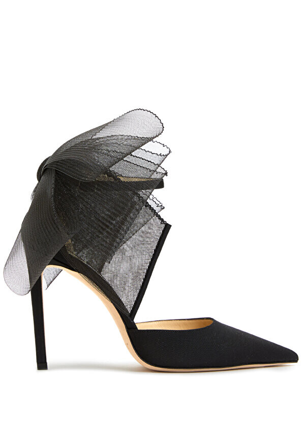 

Черные кожаные туфли на высоком каблуке averly Jimmy Choo