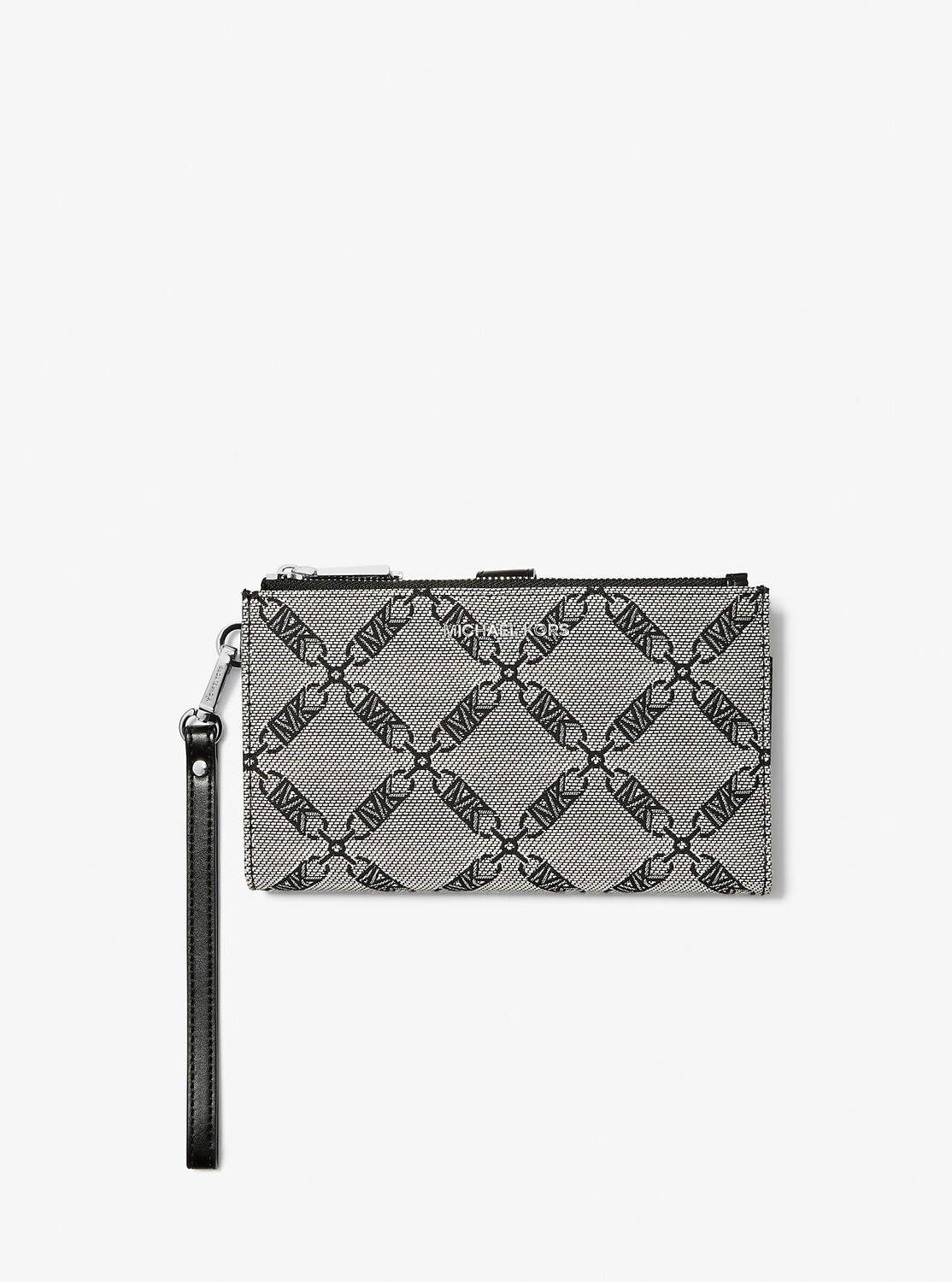 

Жаккардовый кошелек для смартфона Adele Empire с логотипом Michael Kors, черный