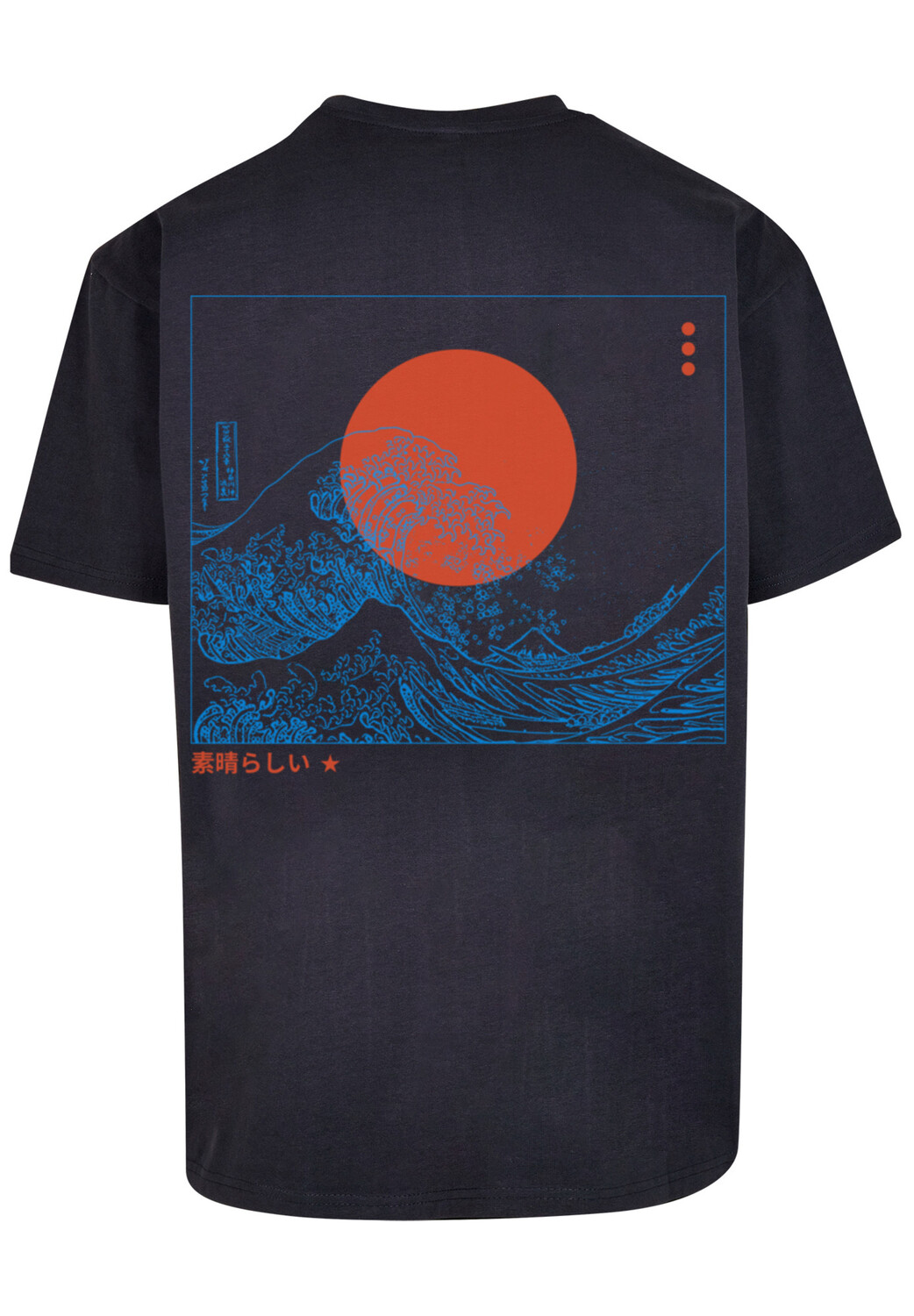 

Футболка F4NT4STIC Kanagawa Welle Japan, темно-синий