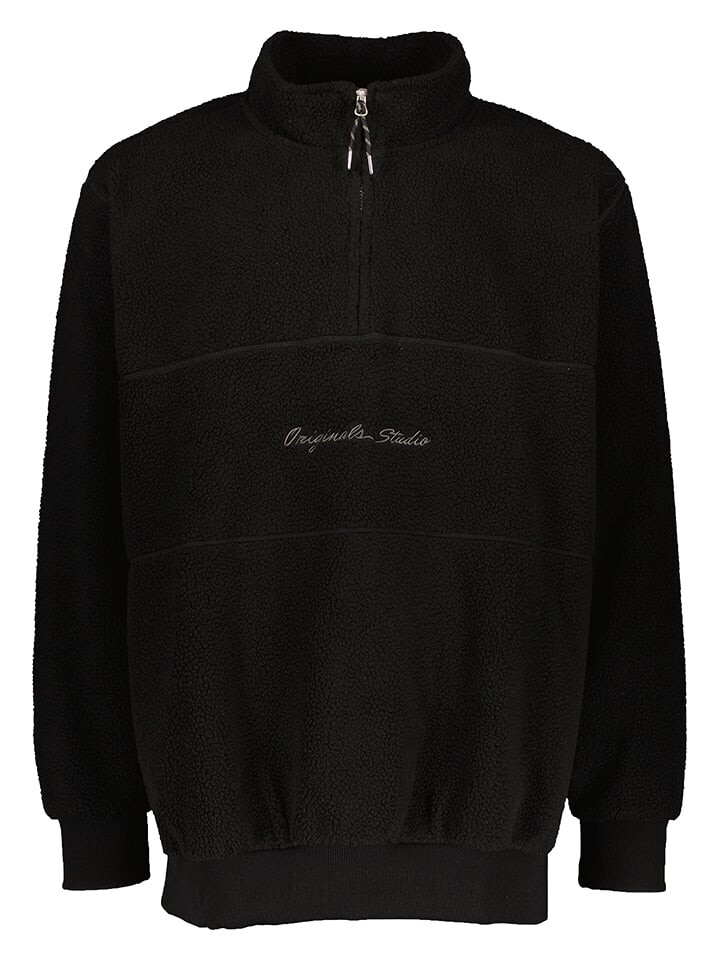 

Флисовый свитер JACK & JONES PLUS, черный