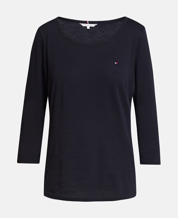 

Топ с длинными рукавами Tommy Hilfiger, темно-синий