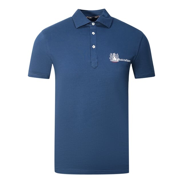 

Рубашка-Поло с логотипом Aldi's London Aquascutum, синий