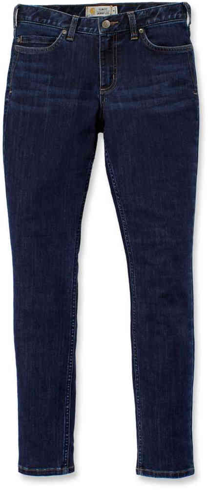 Женские узкие брюки Rugged Flex Slim Fit Layton Carhartt, темно-синий цена и фото