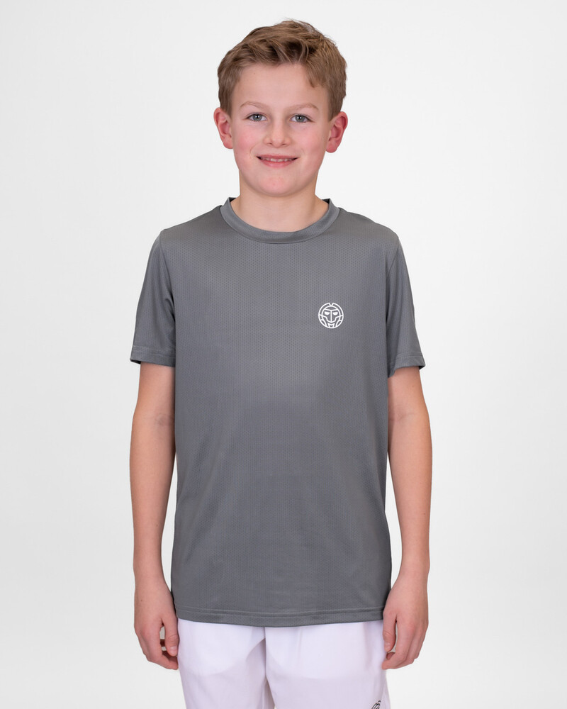 

Футболка BIDI BADU Crew Junior Tee black, серый
