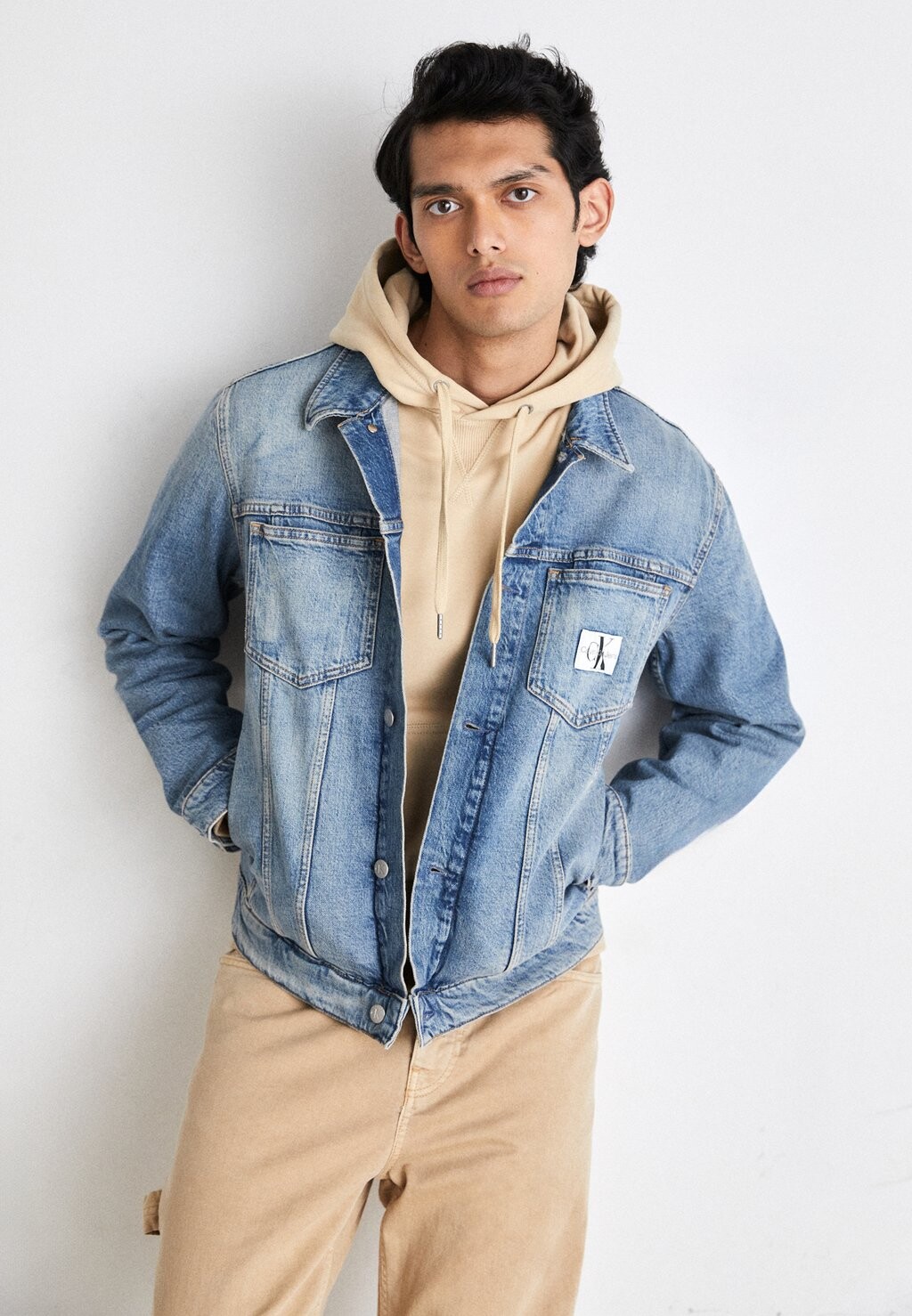 

Джинсовая куртка Calvin Klein Jeans SLIM, цвет denim medium