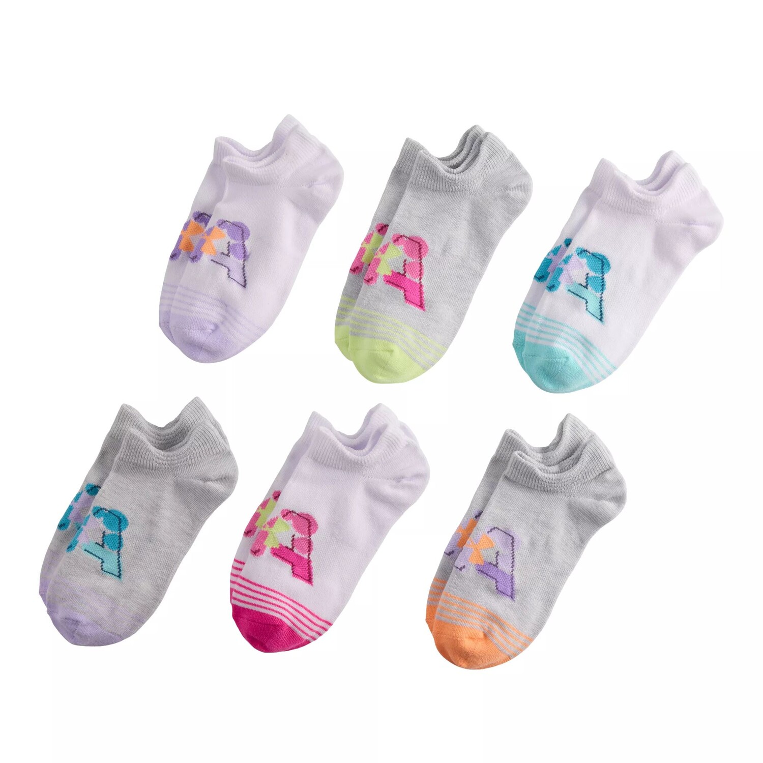

Набор из 6 носков-непоказов Girls Under Armour Essential 2.0 Under Armour