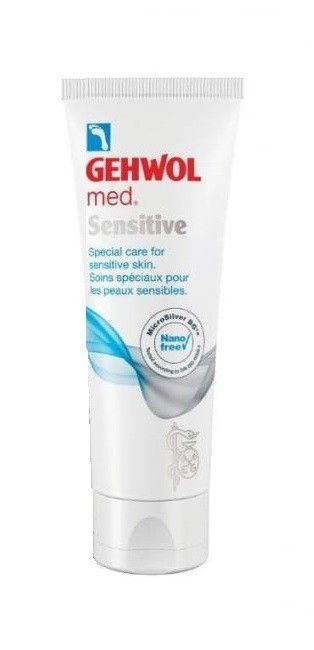 Gehwol Med Sensitive микросеребряный крем, 75 ml
