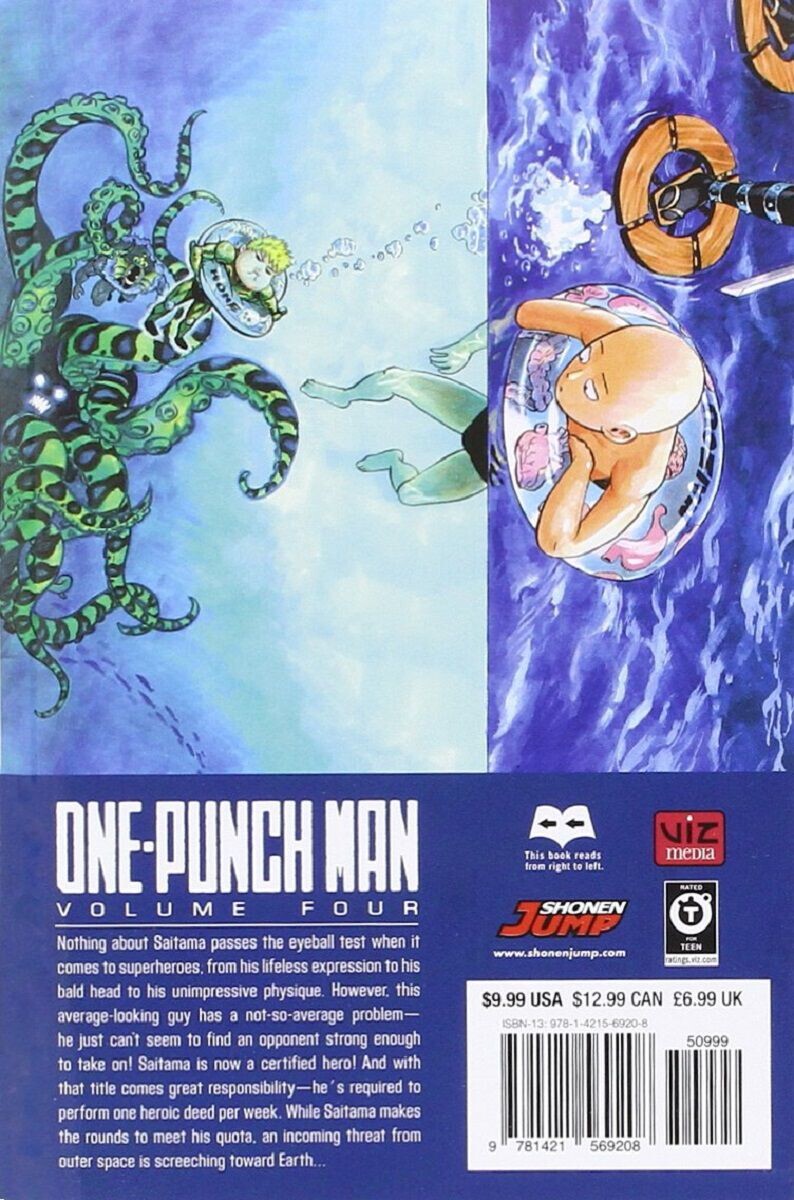 

Манга One-Punch Man Manga Volume 4