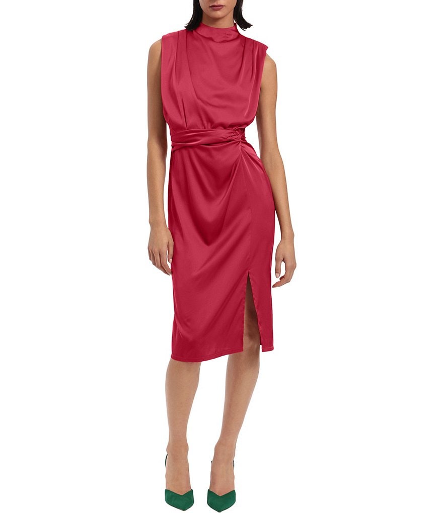 Платье без рукавов Donna Morgan, розовый цена и фото