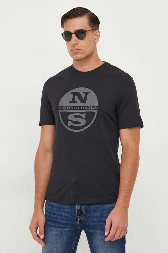 

Футболка из хлопка North Sails, черный