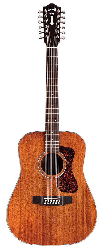 Акустическая гитара Guild D-1212 - 12 String Dreadnought Guitar - Natural - with Guild Premium Gig Bag