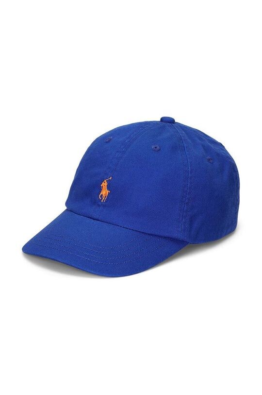 

Детская хлопковая бейсболка Polo Ralph Lauren, синий