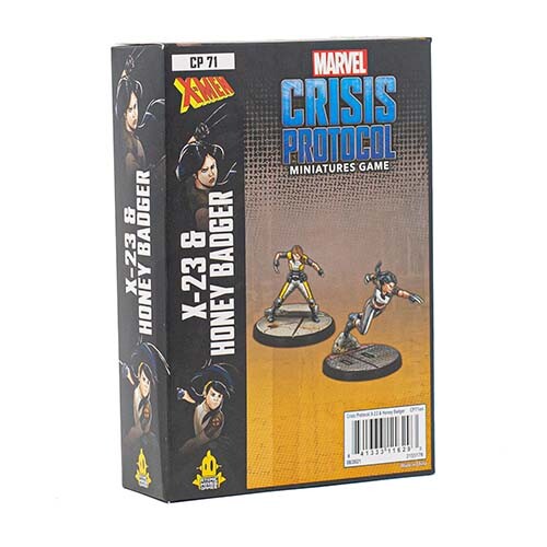 

Фигурки Marvel Crisis Protocol: X-23 & Honey Badger