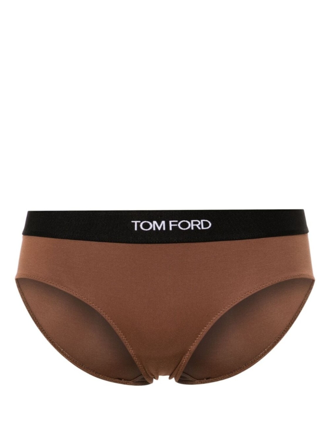 TOM FORD трусы-брифы с логотипом, коричневый