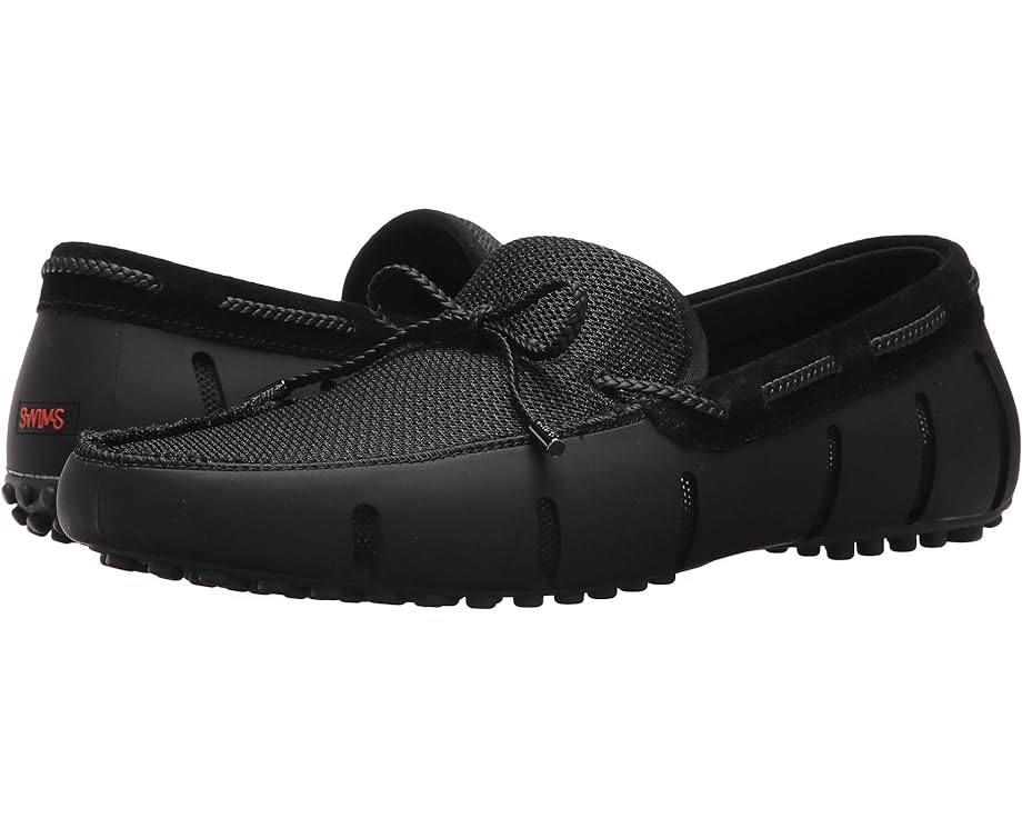 Лоферы SWIMS Braided Lace Loafer Driver, цвет Black/Graphite фото