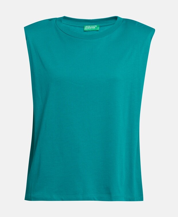 

Футболка United Colors of Benetton, бирюзовый
