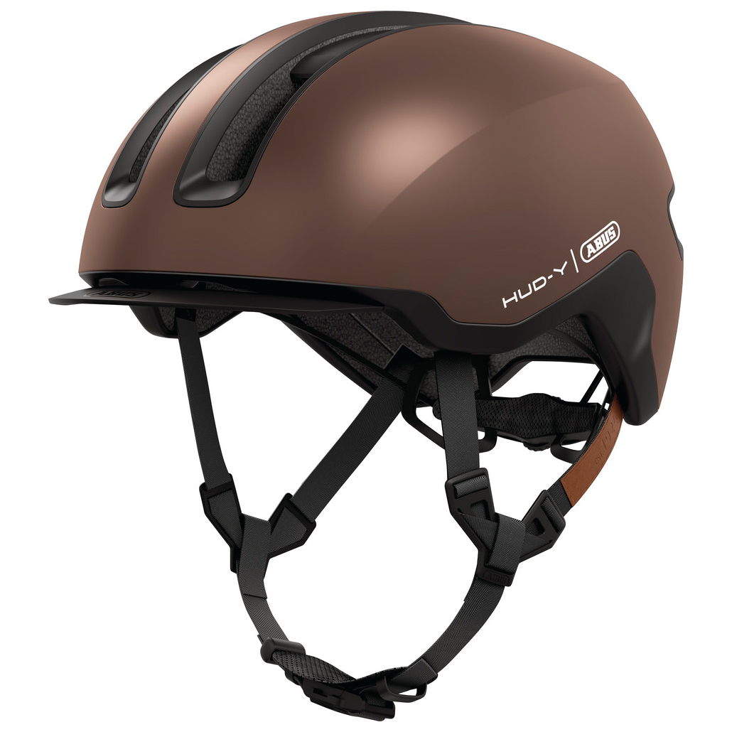 Велосипедный шлем Abus Hud Y, цвет Metallic Copper