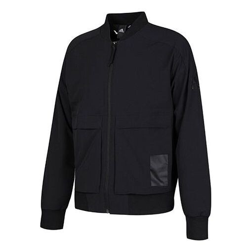 

Куртка Men's adidas Pocket Zipper Sports Black Jacket, черный