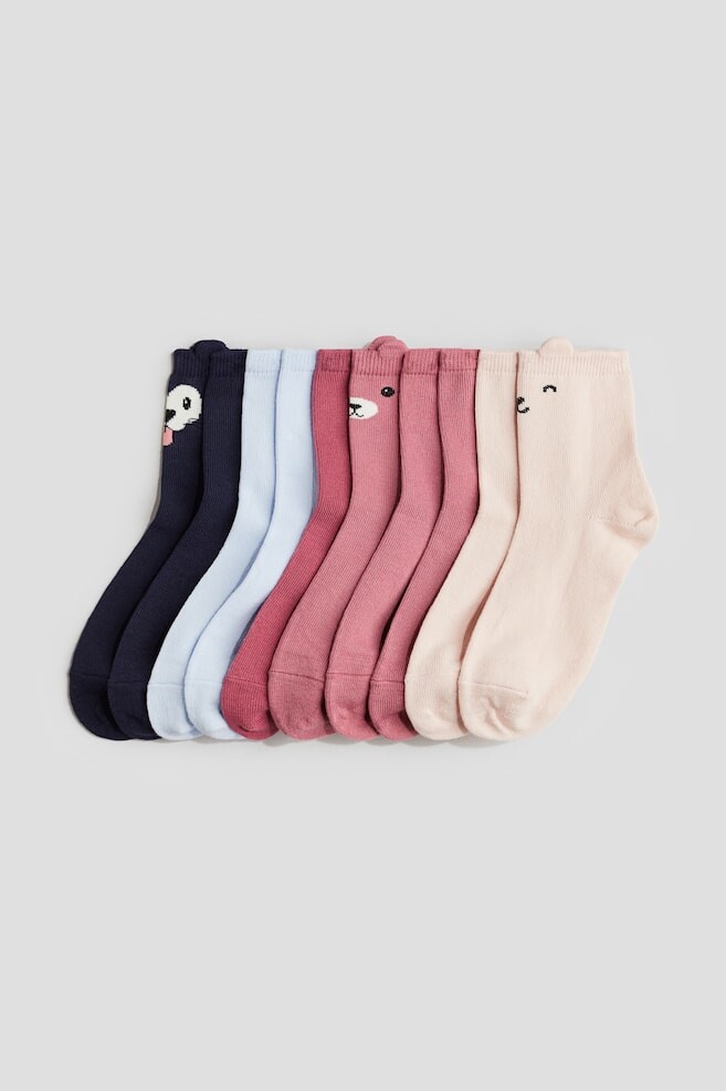 

Упаковка из 10 носков H&M, розовый