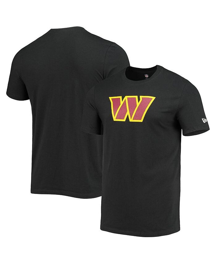 

Мужская черная футболка с логотипом Washington Commanders Stadium New Era, черный
