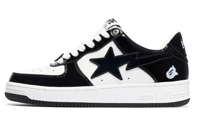 

Кроссовки мужские A Bathing Ape Bape Sta Patent Leather, черный