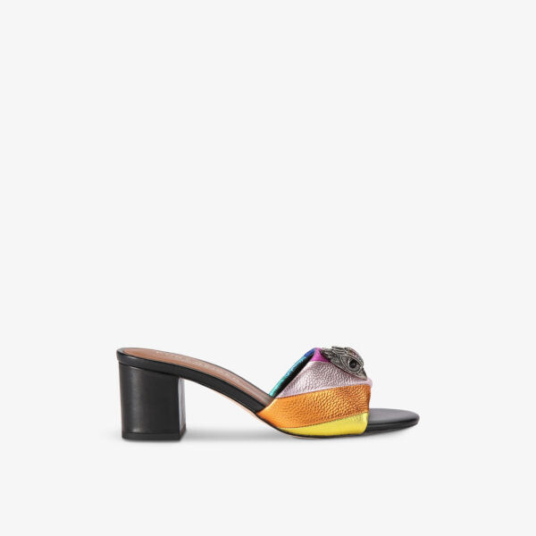 

Мюли kensington из металлизированной кожи Kurt Geiger London, мультиколор