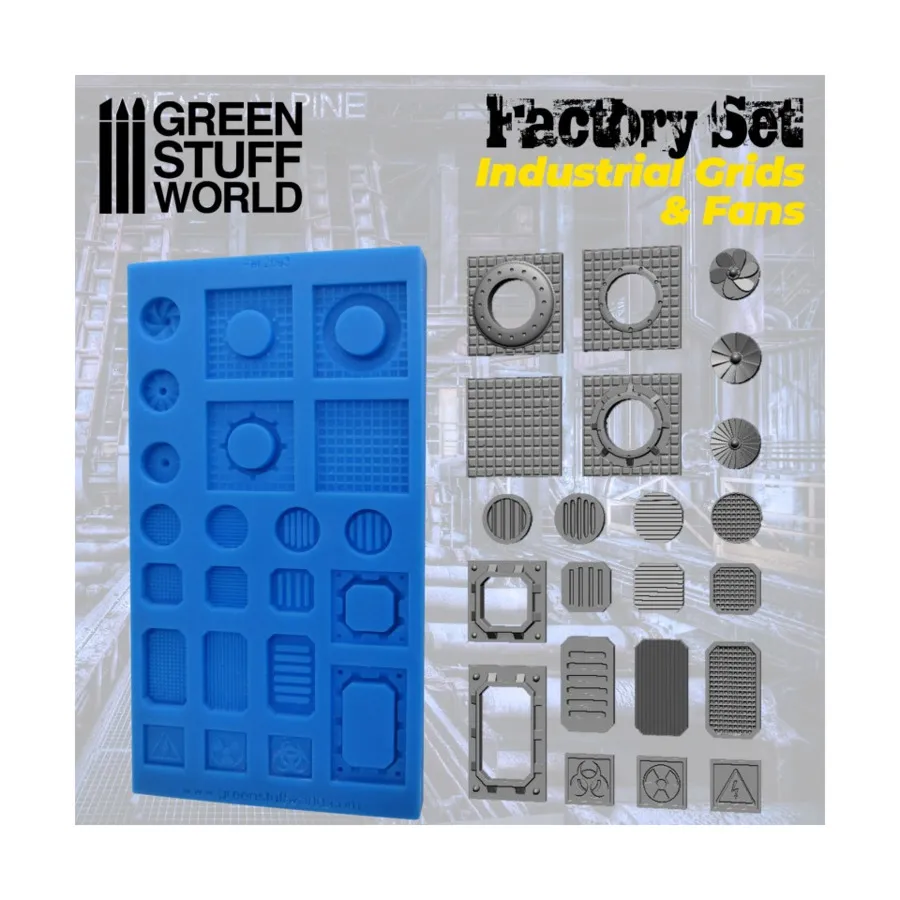 

Решетки и вентиляторы, Tools - Silicone Molds
