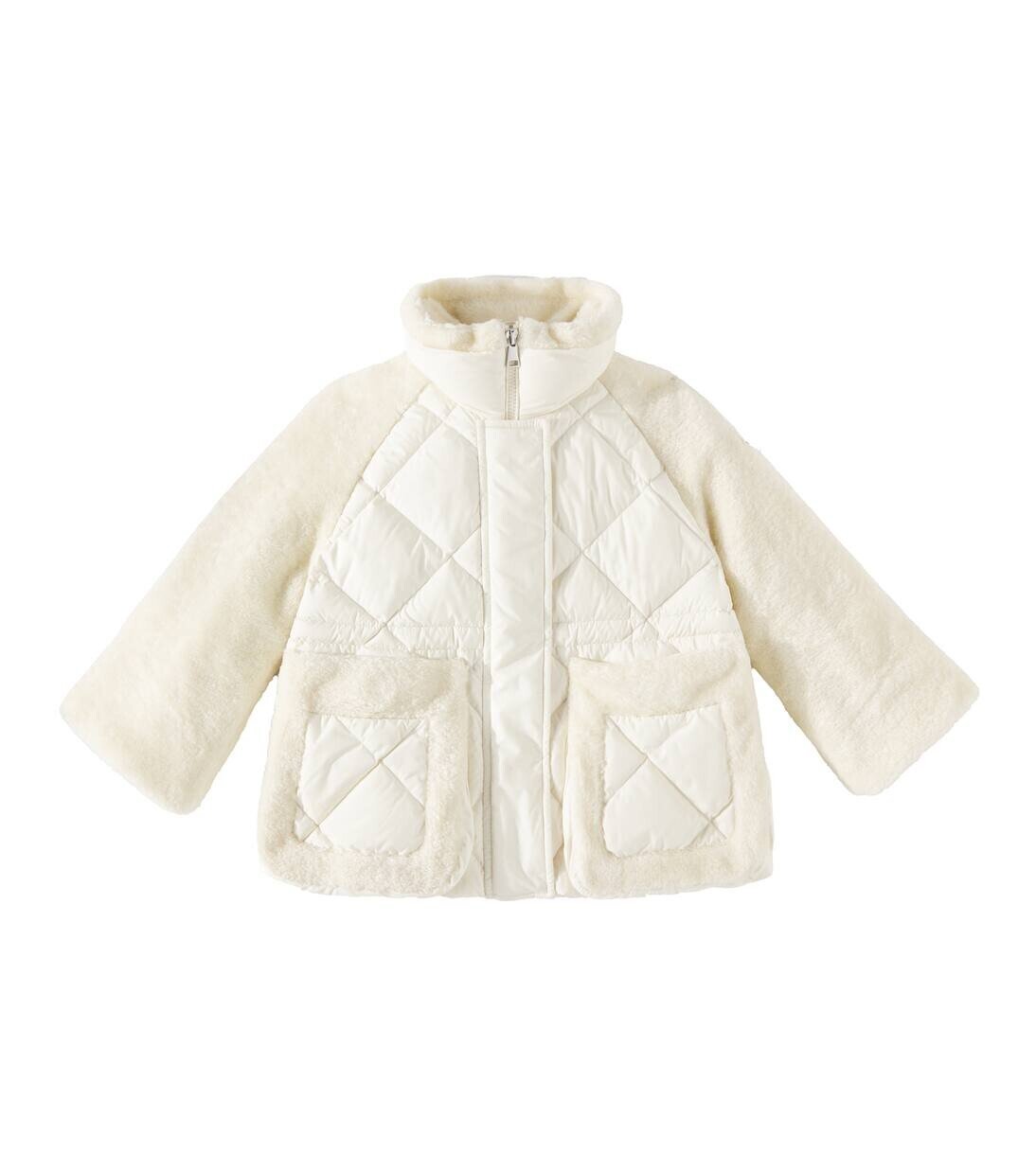 

Пуховик Гвен Moncler Enfant, бежевый