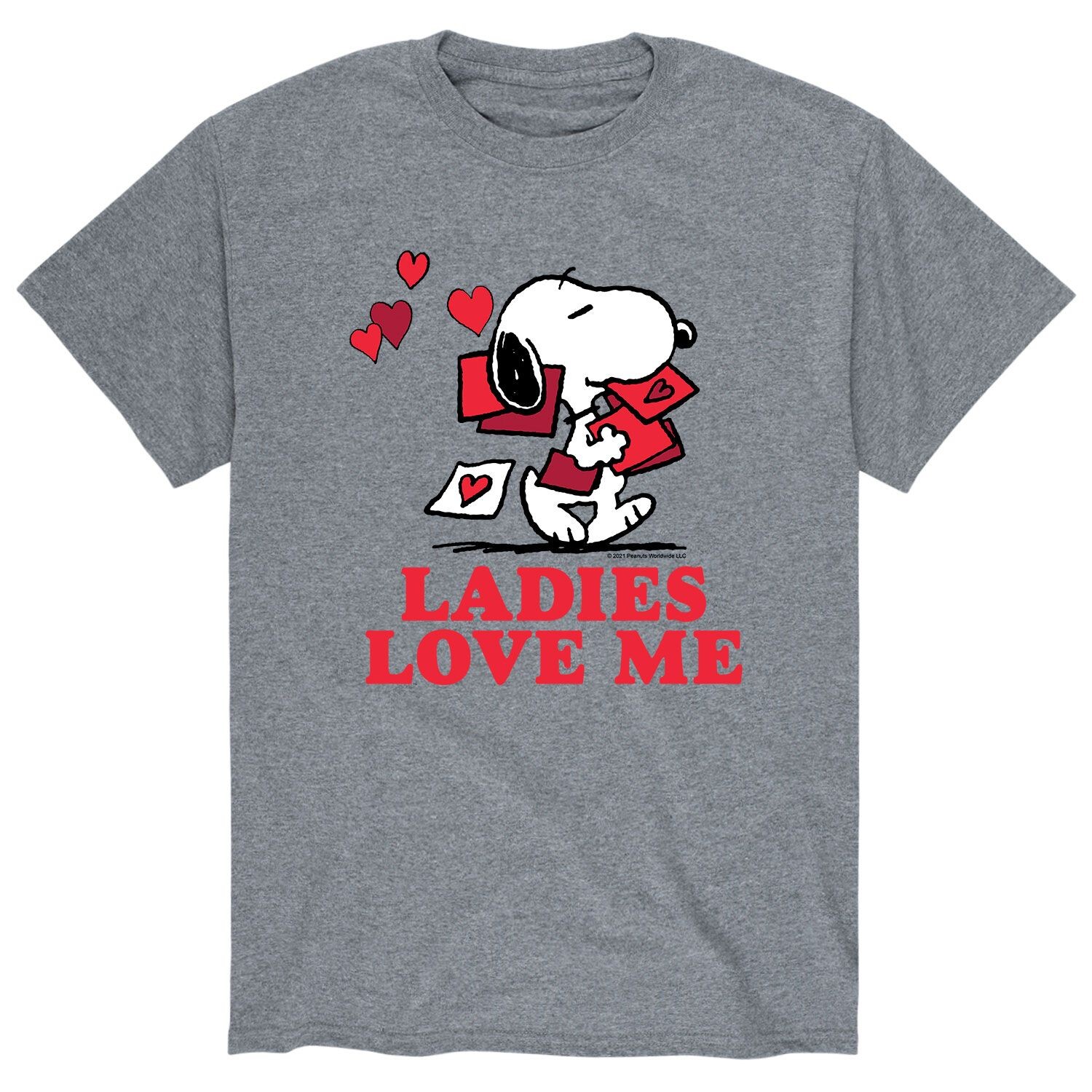 

Мужская женская футболка с арахисом Love Me Licensed Character