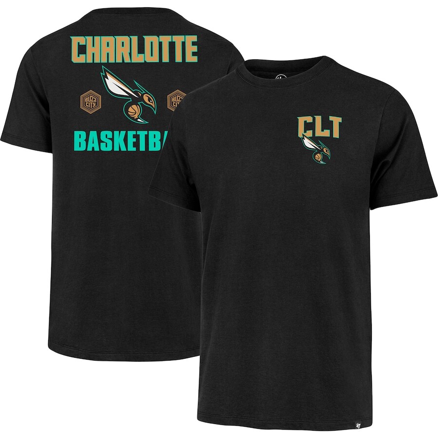 

Футболка с коротким рукавом 47 Charlotte Hornets, черный