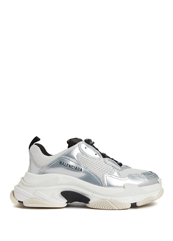 

Белые серебряные мужские кроссовки triple s Balenciaga