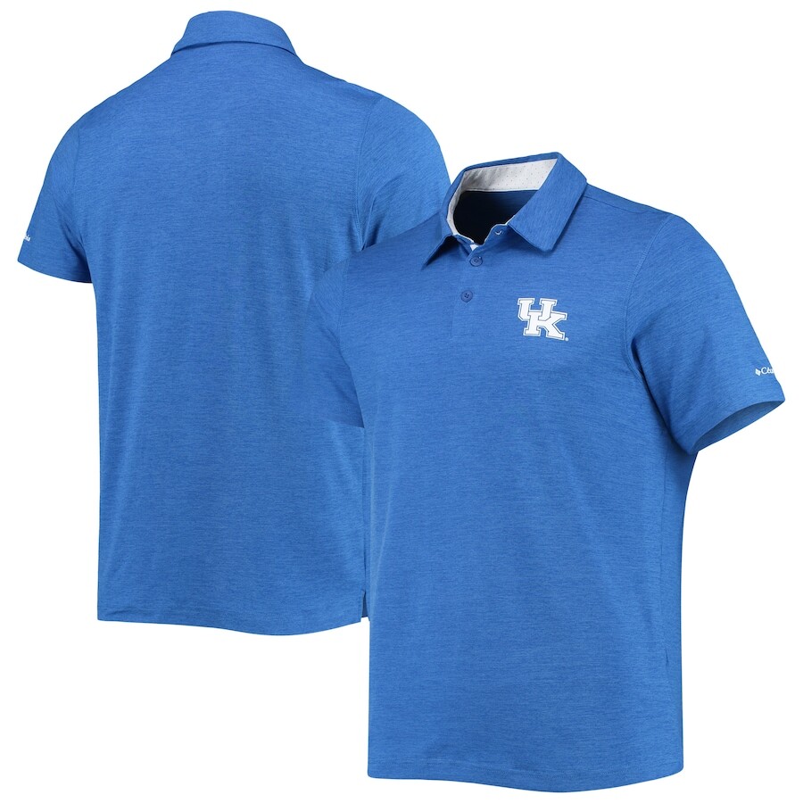 

Поло с коротким рукавом Columbia Kentucky Wildcats, роял