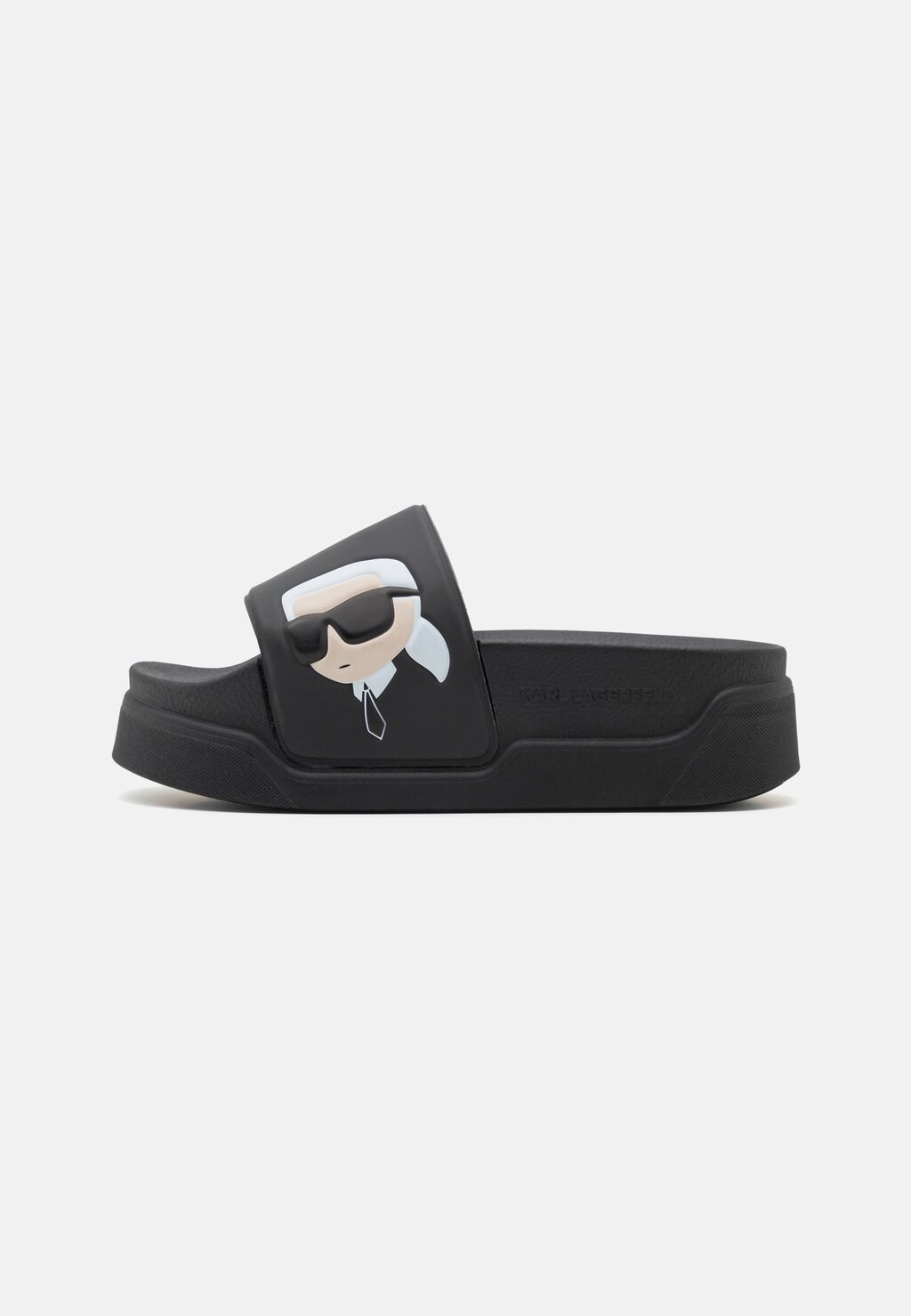 

Высокие мюли KONDOMINIUM SLIDE KARL LAGERFELD, цвет black