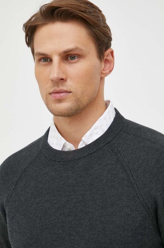 

Хлопковый свитер Michael Kors, серый