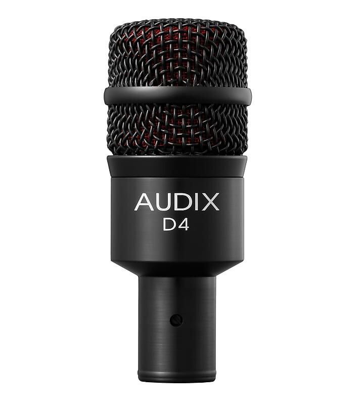 

Динамический микрофон Audix D4 Hypercardioid Dynamic Drum / Instrument Microphone