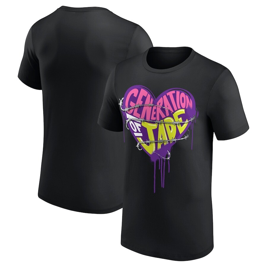

Футболка с коротким рукавом WWE Authentic Cora Jade, черный