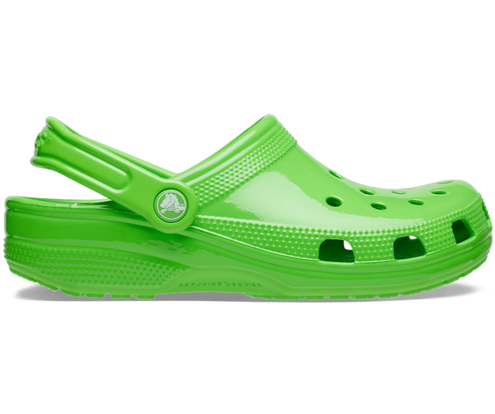 Классические неоновые сабо-хайлайтеры Crocs мужские, цвет Green Slime классические сапоги crocs мужские цвет army green