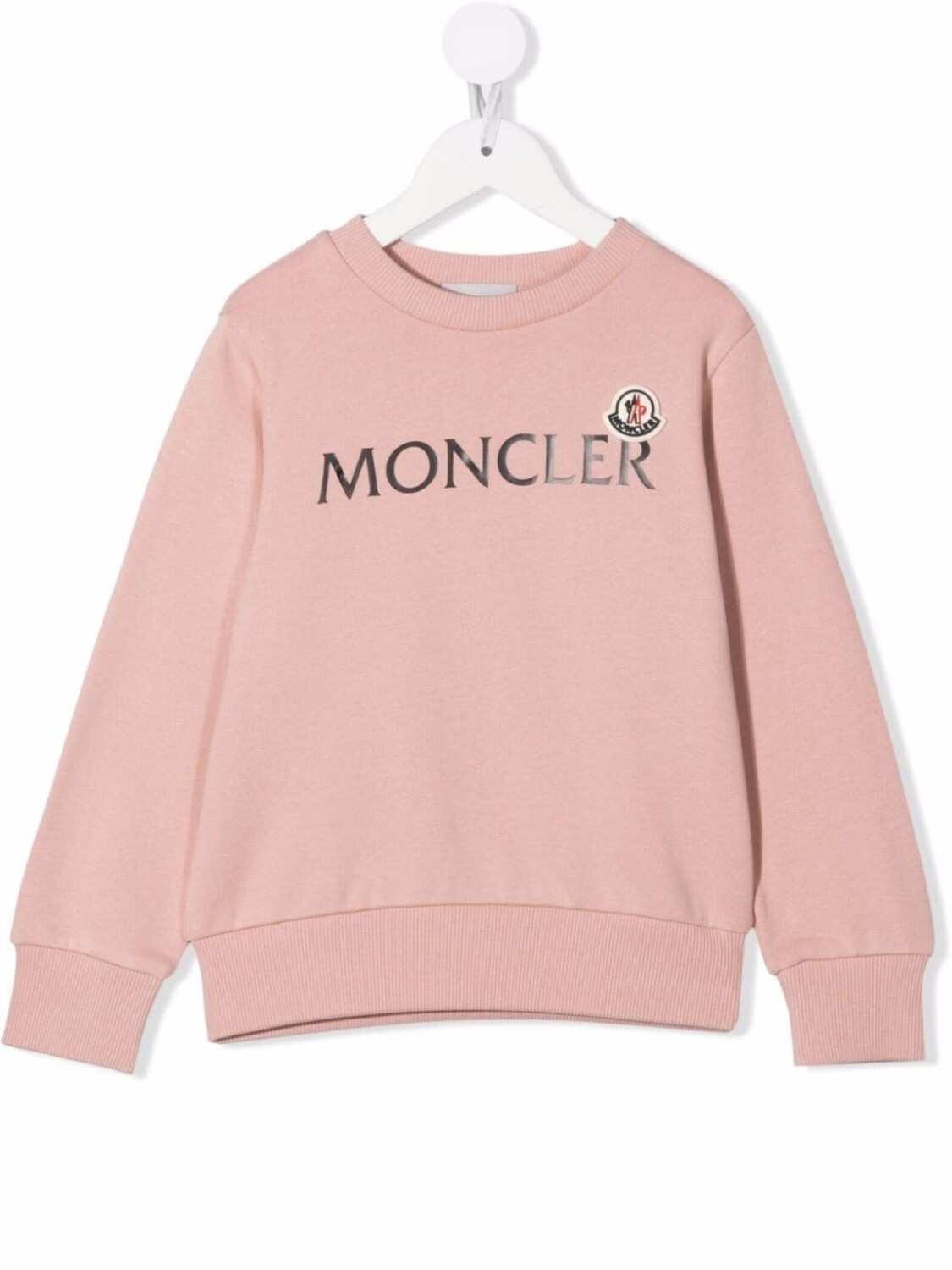

Moncler Enfant толстовка с логотипом, розовый