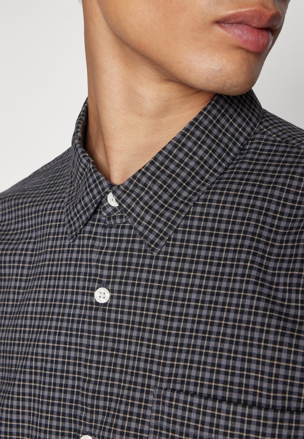 

Рубашка GARAGE PLAIDS Hollister Co., черный