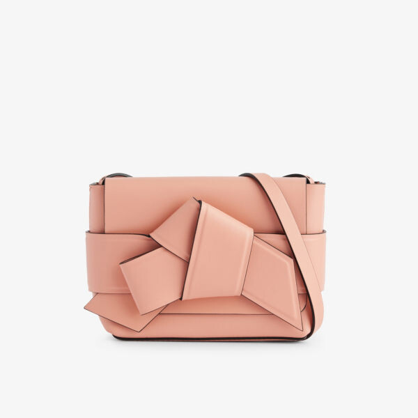 

Миниатюрная кожаная сумка через плечо masubi Acne Studios, розовый