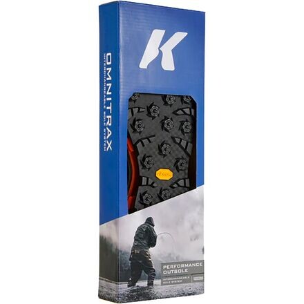 

Подошва OmniTrax 3.0 Vibram Idrogrip Korkers, черный/желтый