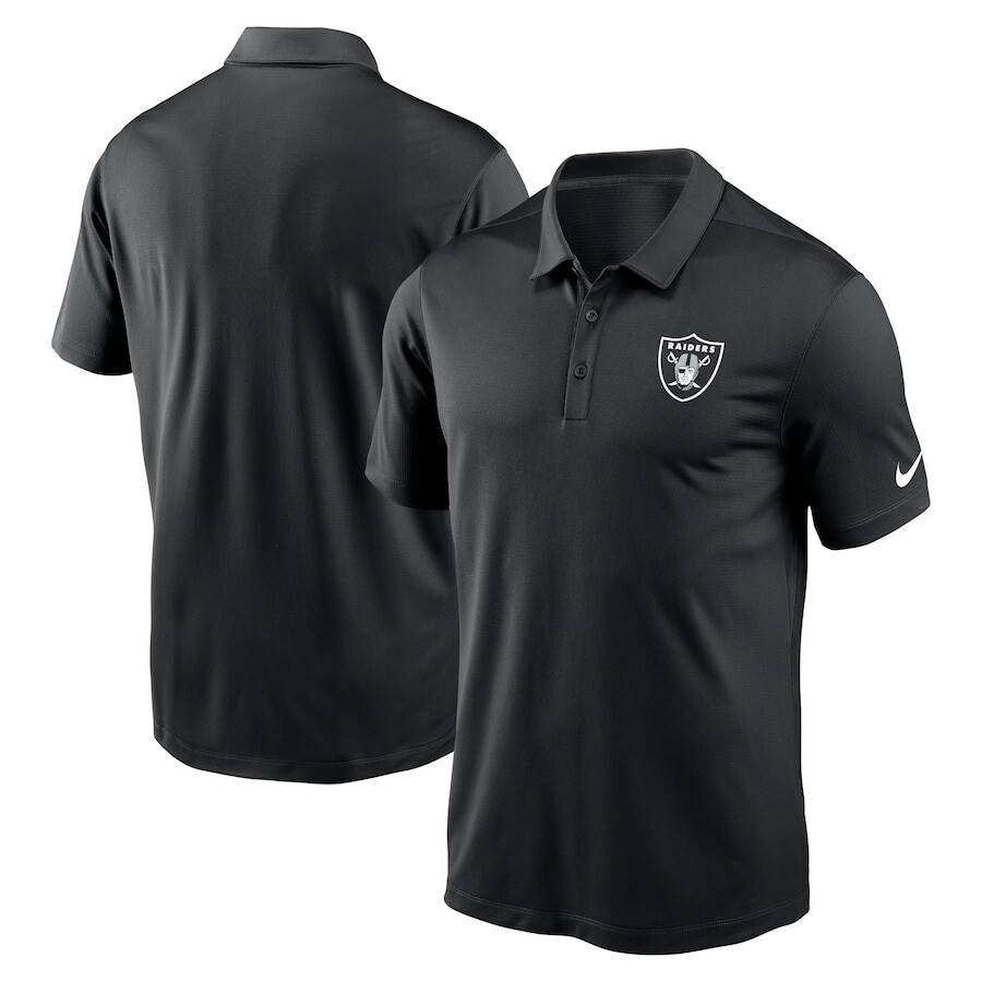 

Поло с коротким рукавом Nike Las Vegas Raiders, черный