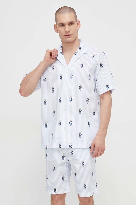 

Хлопковая пижама Polo Ralph Lauren, синий