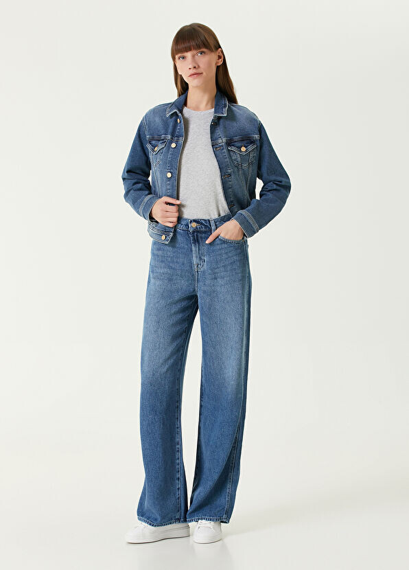 

Широкие джинсы Scout 7 For All Mankind, синий